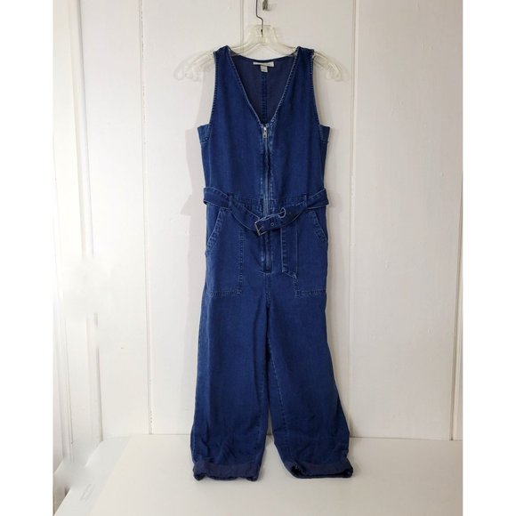 Rachael Comey Sleeveless Denim Jumpsuit - Picture 1 of 5